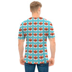 Fox With Glasses Pattern Print Men's T-Shirt