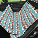 Fox With Glasses Pattern Print Pet Car Back Seat Cover