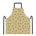 Frangipani Flower Pattern Print Apron