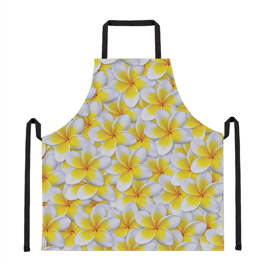 Frangipani Flower Print Apron