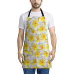 Frangipani Flower Print Apron