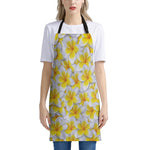 Frangipani Flower Print Apron