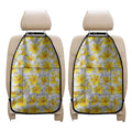 Frangipani Flower Print Car Seat Organizers
