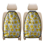 Frangipani Flower Print Car Seat Organizers