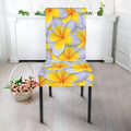 Frangipani Flower Print Dining Chair Slipcover