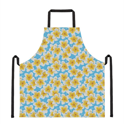 Frangipani On The Water Pattern Print Apron