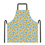 Frangipani On The Water Pattern Print Apron