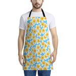 Frangipani On The Water Pattern Print Apron