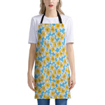 Frangipani On The Water Pattern Print Apron