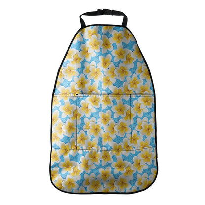 Frangipani On The Water Pattern Print Car Seat Organizers