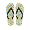 Frangipani On The Water Pattern Print Flip Flops