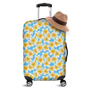 Frangipani On The Water Pattern Print Luggage Cover