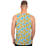 Frangipani On The Water Pattern Print Men's Tank Top