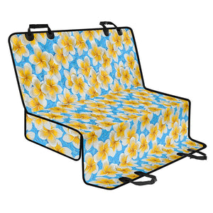 Frangipani On The Water Pattern Print Pet Car Back Seat Cover