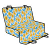 Frangipani On The Water Pattern Print Pet Car Back Seat Cover