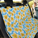 Frangipani On The Water Pattern Print Pet Car Back Seat Cover