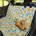 Frangipani On The Water Pattern Print Pet Car Back Seat Cover