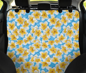 Frangipani On The Water Pattern Print Pet Car Back Seat Cover