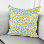 Frangipani On The Water Pattern Print Pillow Cover