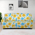 Frangipani On The Water Pattern Print Sofa Cover