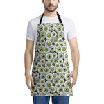 Frankenstein Eyeball Pattern Print Apron