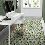 Frankenstein Eyeball Pattern Print Area Rug