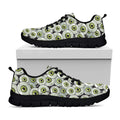 Frankenstein Eyeball Pattern Print Black Running Shoes