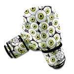 Frankenstein Eyeball Pattern Print Boxing Gloves