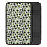 Frankenstein Eyeball Pattern Print Car Center Console Cover