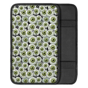 Frankenstein Eyeball Pattern Print Car Center Console Cover