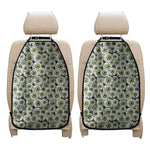 Frankenstein Eyeball Pattern Print Car Seat Organizers