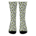 Frankenstein Eyeball Pattern Print Crew Socks