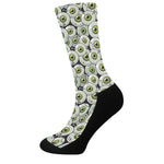 Frankenstein Eyeball Pattern Print Crew Socks