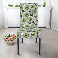 Frankenstein Eyeball Pattern Print Dining Chair Slipcover