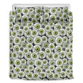 Frankenstein Eyeball Pattern Print Duvet Cover Bedding Set
