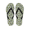 Frankenstein Eyeball Pattern Print Flip Flops