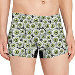 Frankenstein Eyeball Pattern Print Men's Boxer Briefs