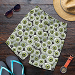 Frankenstein Eyeball Pattern Print Men's Shorts