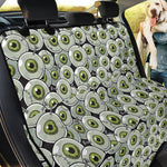 Frankenstein Eyeball Pattern Print Pet Car Back Seat Cover