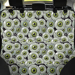 Frankenstein Eyeball Pattern Print Pet Car Back Seat Cover