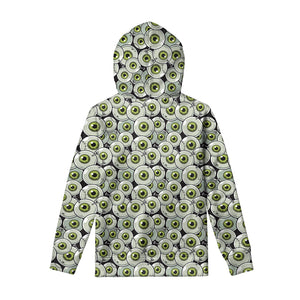 Frankenstein Eyeball Pattern Print Pullover Hoodie