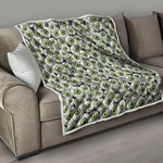 Frankenstein Eyeball Pattern Print Quilt