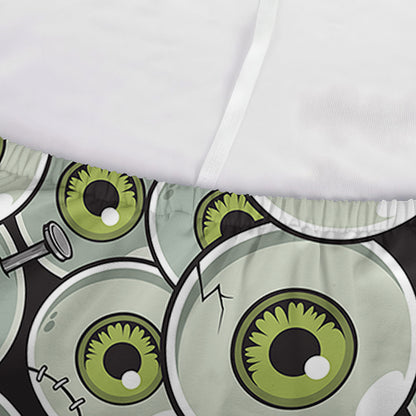Frankenstein Eyeball Pattern Print Sofa Cover