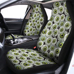 Frankenstein Eyeball Pattern Print Universal Fit Car Seat Covers