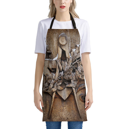 Freemasonry Emblem Print Apron