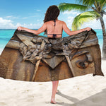 Freemasonry Emblem Print Beach Sarong Wrap