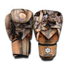 Freemasonry Emblem Print Boxing Gloves