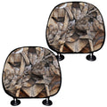 Freemasonry Emblem Print Car Headrest Covers