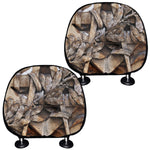 Freemasonry Emblem Print Car Headrest Covers