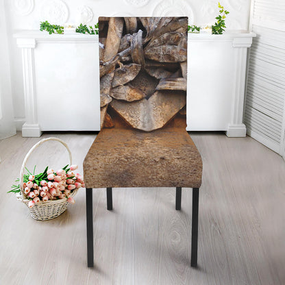 Freemasonry Emblem Print Dining Chair Slipcover